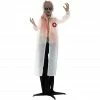 Haunted Hill Farm 5.4 ft. Animatronic Doctor, Halloween Decoration, Red LED Eyes, Laughing, Doctor Scissors, HHDOC-1FLSA