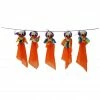 Haunted Hill Farm 4.92 ft. Clown Garland, Indoor/Outdoor Halloween Decoration, HHGARCLW-1