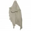 Haunted Hill Farm 2.7 ft. Animatronic Hanging Ghost, Indoor/Outdoor Halloween Decoration, Red LED Eyes, Norma, HHMNGHST-2HLSA