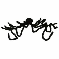 Haunted Hill Farm 5.25 ft. Walking Spider, Indoor/Outdoor Halloween Decoration, LED Red Eyes, Poseable, Malachi, HHSPD-5FLSA